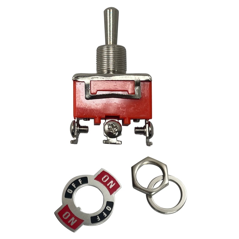 Heavy Duty Metal Toggle Switch ON / OFF / ON – 15 Amps @ 12 Volt