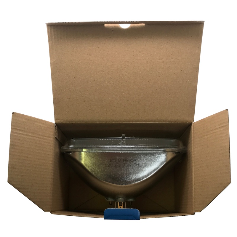 Large 7×6 Halogen Sealed Beam Headlight – 65/35W 12.8V Type 2B1