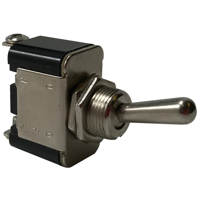 Momentary ON/OFF Toggle Switch – Flash Function – 25A @ 12V – Fits 1/2 Hole – 1 or 2 Pack