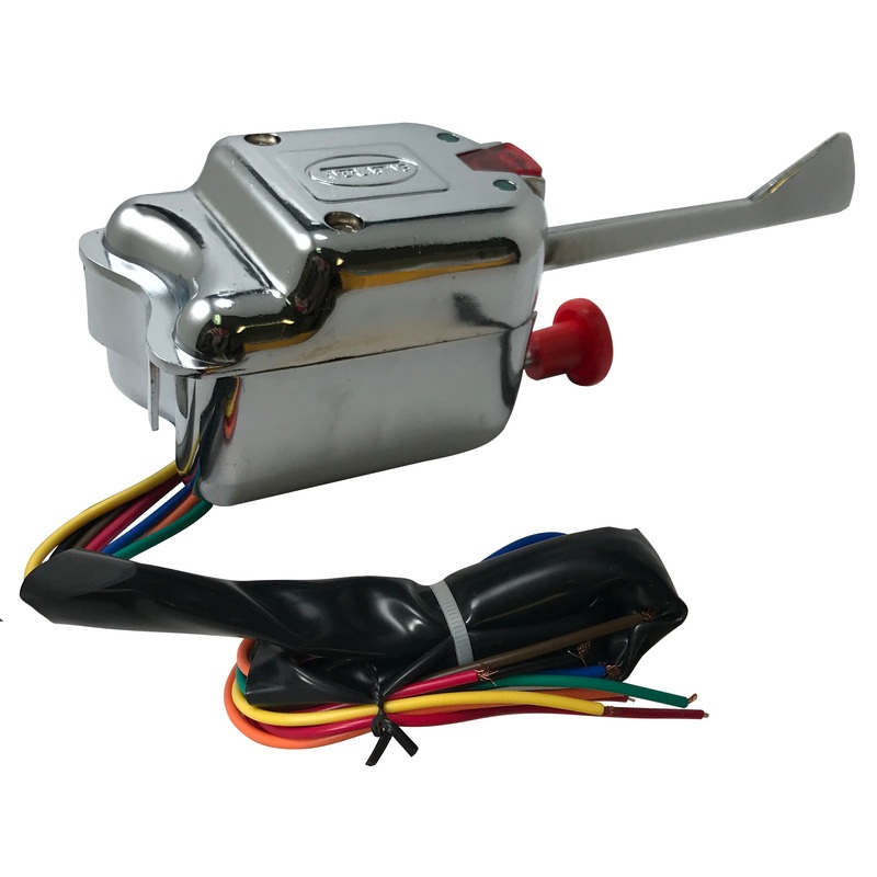 Universal 3-Position Turn Signal Switch with Emergency Flasher & Indicator Light – 7 Wire