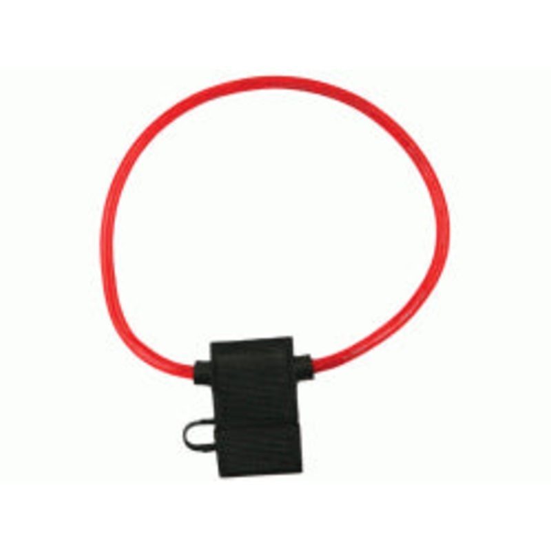 Waterproof 14 AWG Gauge ATC / ATO Inline Blade Fuse Holder – 30 Amp Rated