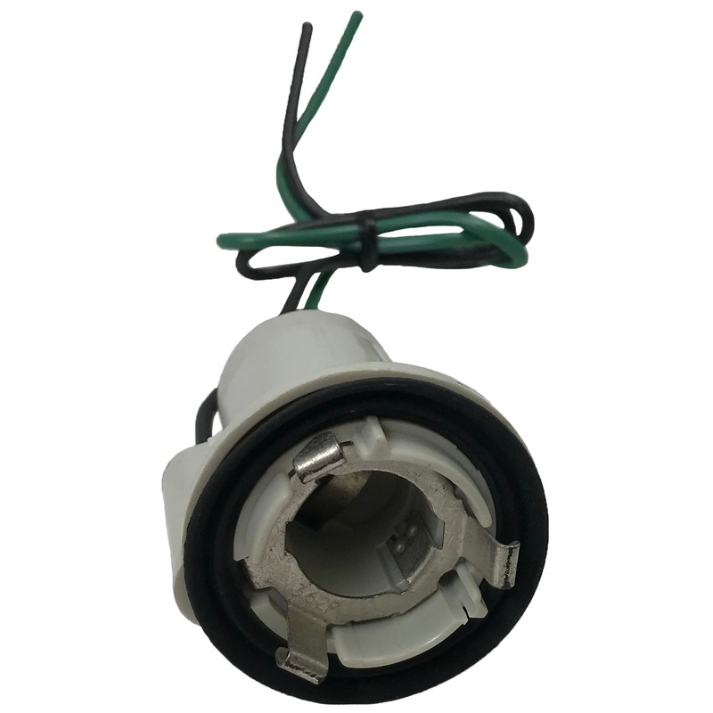 (2) Back Up Light Socket Connector Standard S-67 Lamp Pigtail Repair Assembly