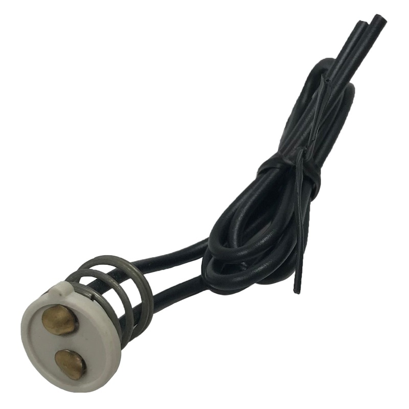 (2) Light Bulb Socket Repair Pigtail Standard S-51 Lamp Connector Assembly
