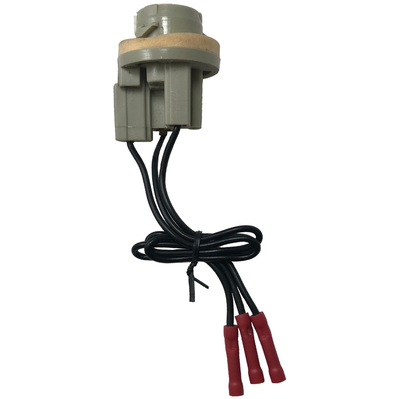 (2) Parking Light Bulb Socket Standard S-510 Repair Pigtail Lamp Assembly