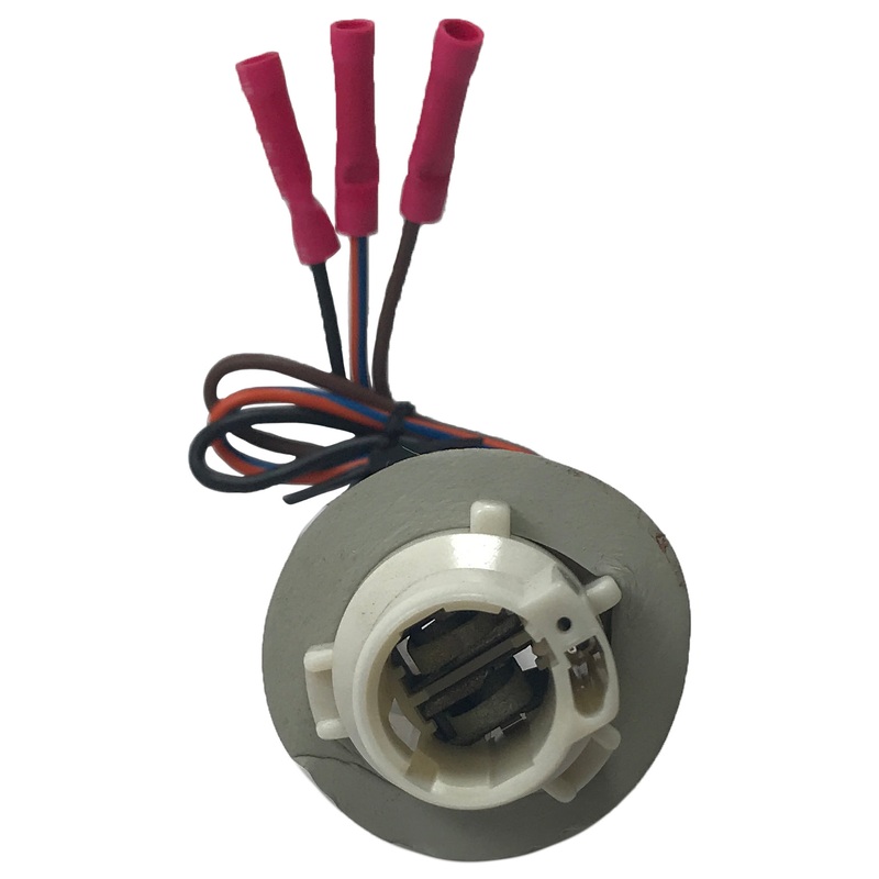 (2) Parking Light Bulb Socket Standard S533 Assembly Pigtail Connector
