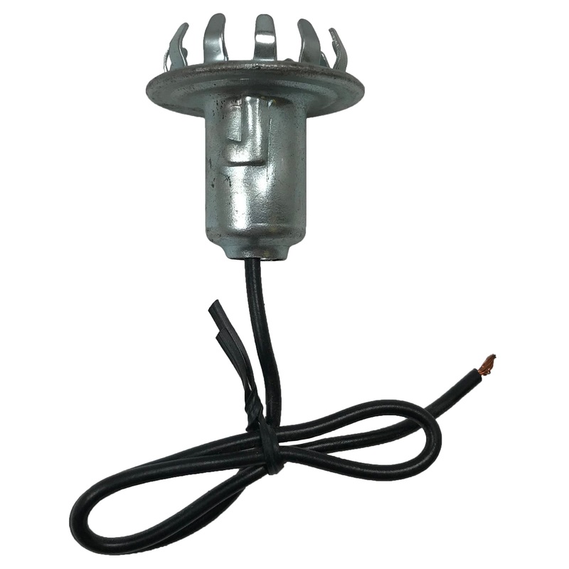 (2) Single Contact Lead Standard S-38N Light Socket Pigtail Connector Assembly