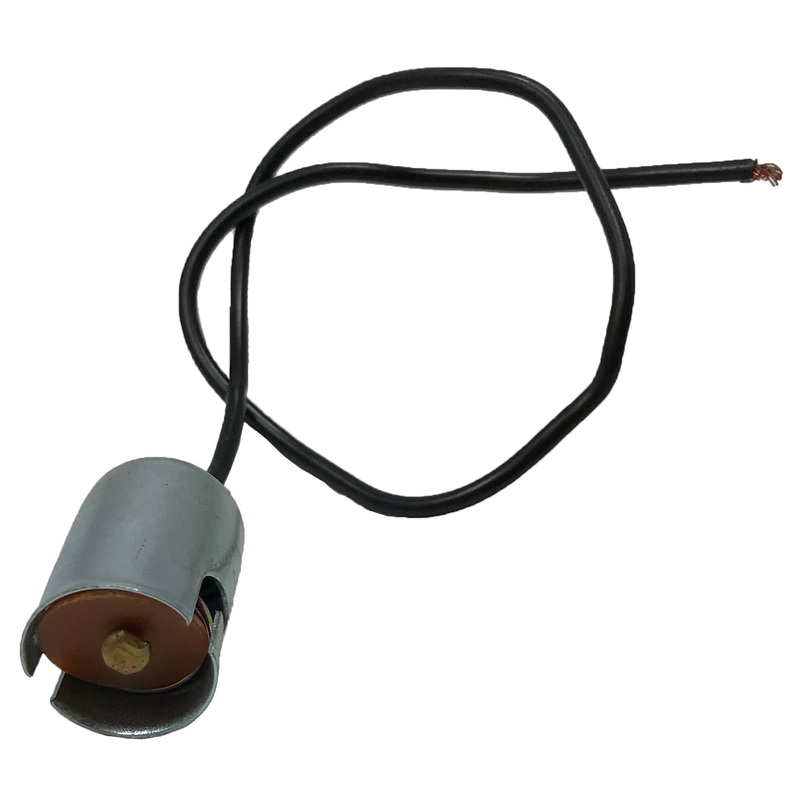 (2) Single Contact Light Electrical Socket Standard S-21 Lamp Connector Pigtail