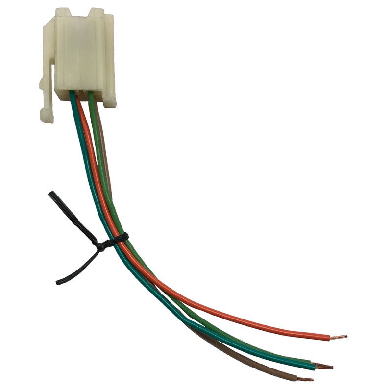 (2) Speaker Connector Rear Standard S-527 Socket Assembly Lamp Pigtail Connector
