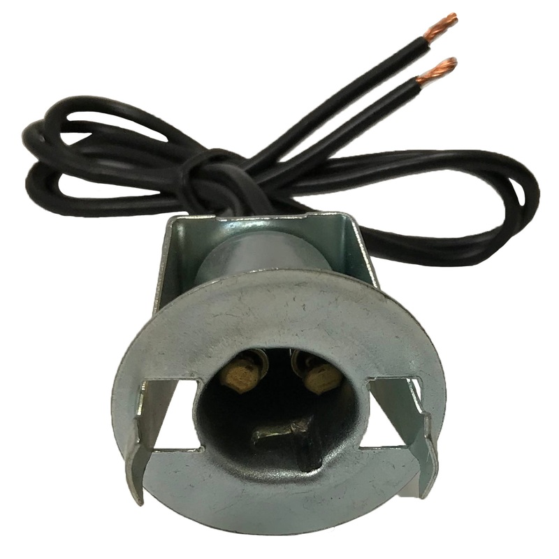 (4) Combination Lamp Turn Signal Light Socket Standard S-27 Pigtail Connector