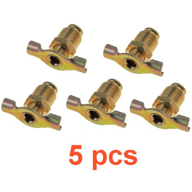 5 PACK PETCOCK Radiator Drain Plug