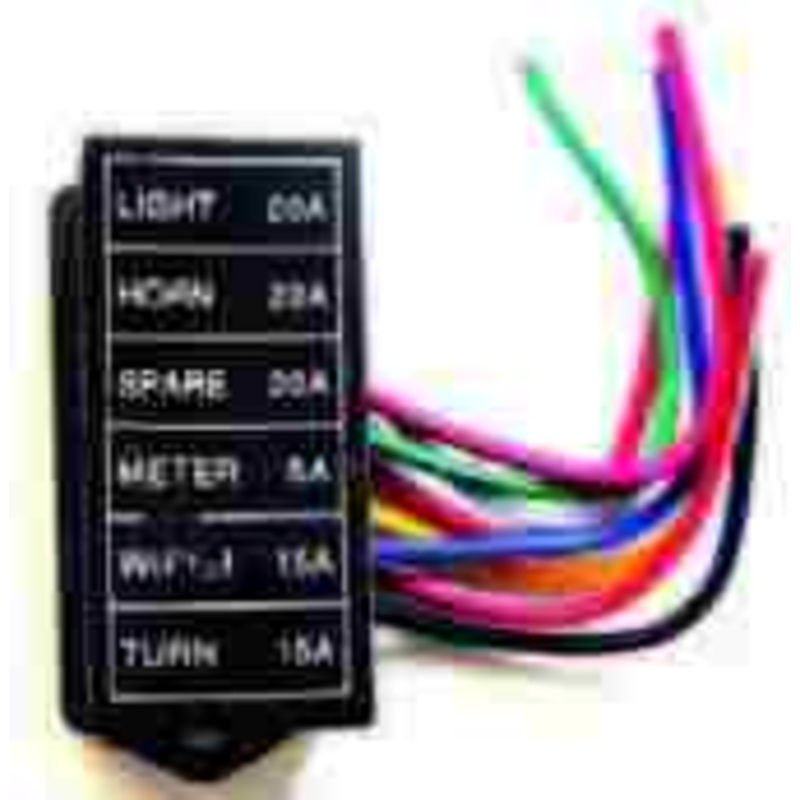 6 ATC/ATO Fuse Block w/ printed cover