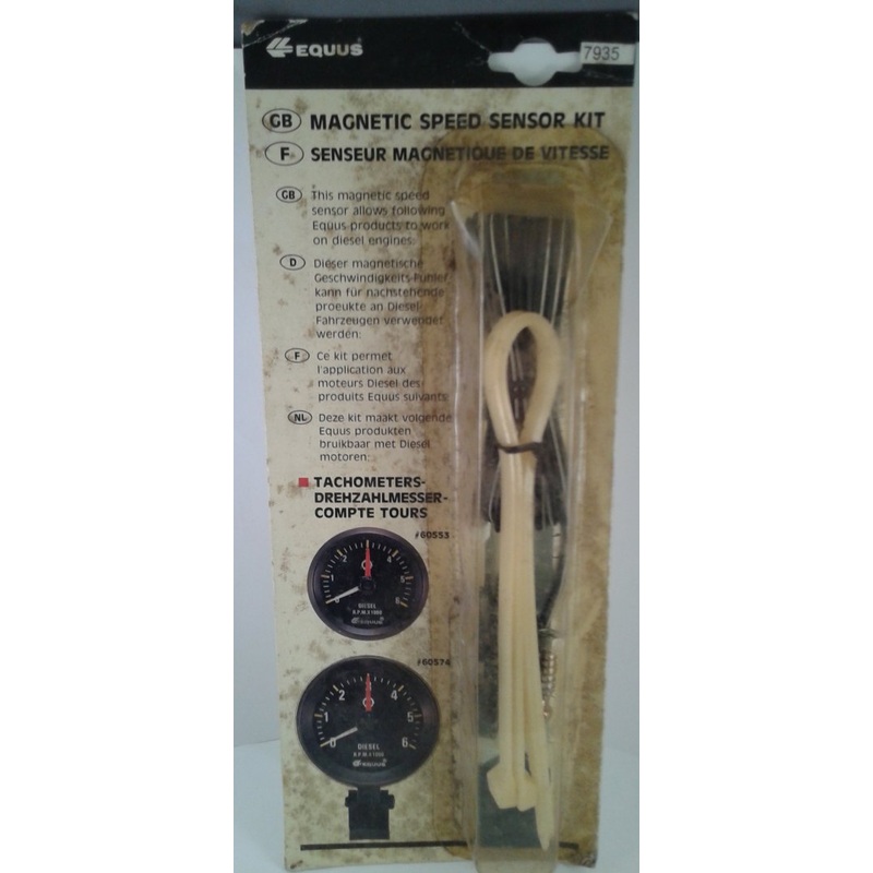 EQUUS 7935 Magnetic Speed Sensor Kit Diesel Engine Tachometer