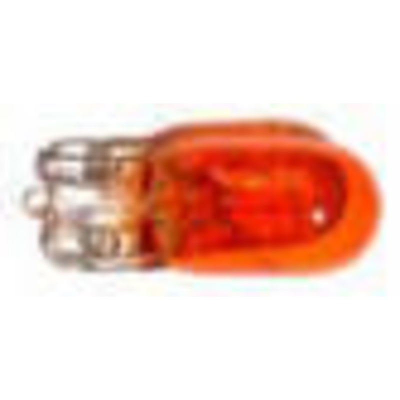 Light Bulb- Mini 14V .27A/T3-1/4 Wedge Base, Amber, 10 per pack, for car and light trucks