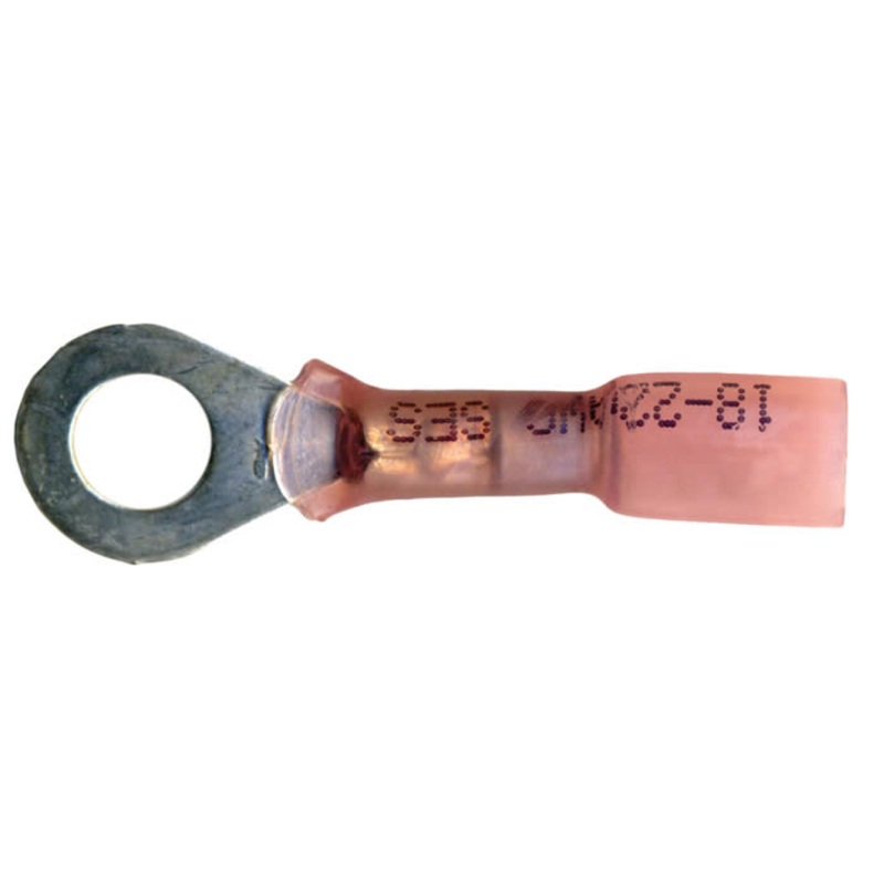 Multilink Red Ring 18-20 AWG 1/4 Stud – 10 to 500 Pack