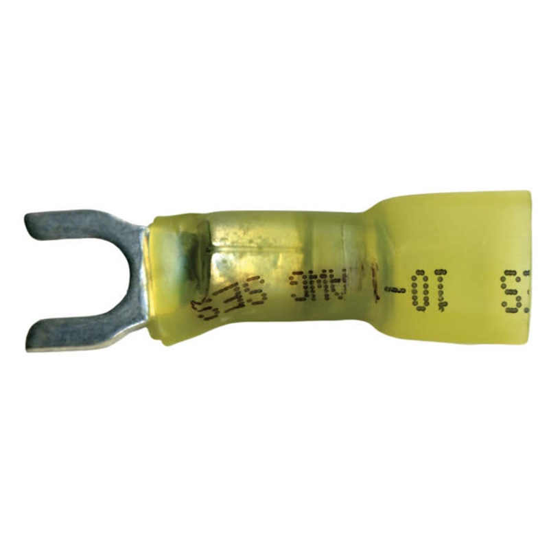 Multilink Yellow Spring Spade Terminals 10-12 AWG #10 Stud – 10 to 500 Pack