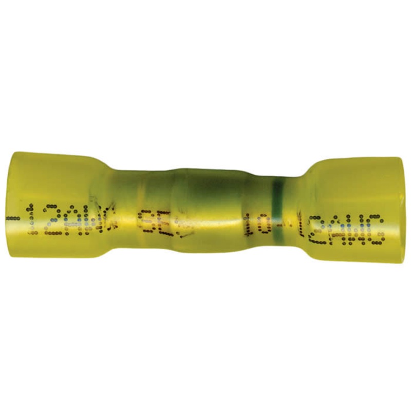 12-10 to 16-14 AWG Heat Shrink Crimp & Solder Step-Down Butt Connector – 10 to 500 Pack