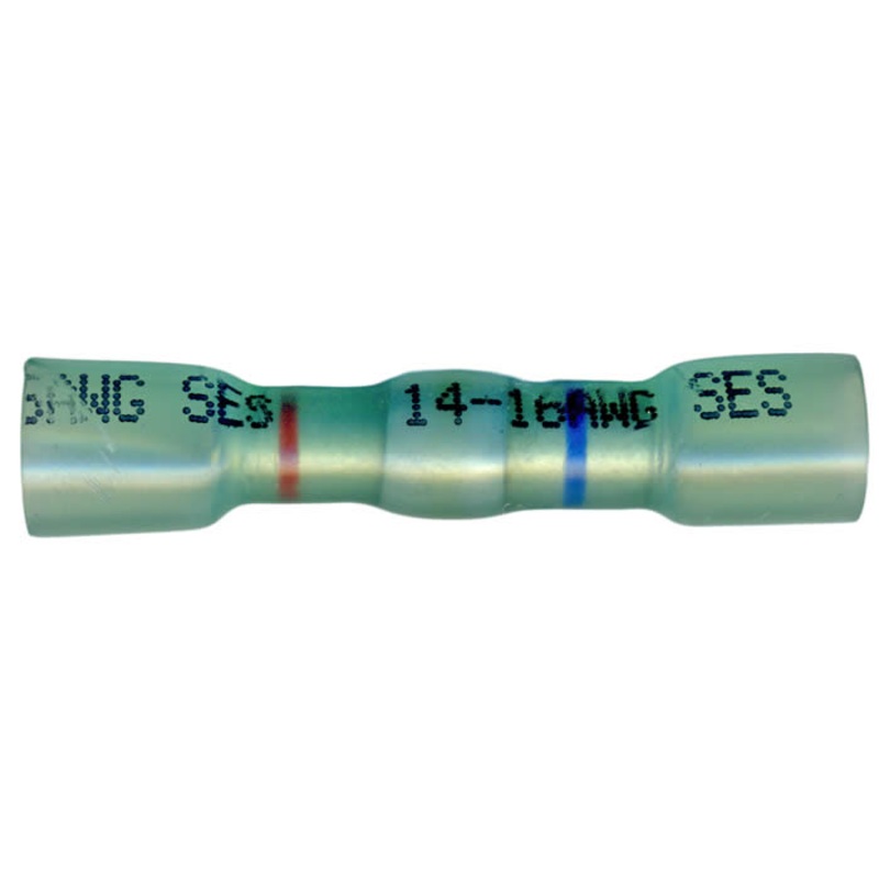 16-14 to 22-18 AWG Heat Shrink Crimp & Solder Step-Down Butt Connector – 10 to 500 Pack