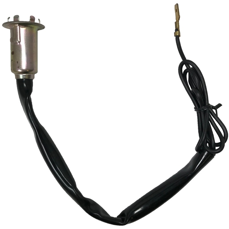 (2) License Light Socket Connector Standard S-87 Lamp Pigtail Repair Assembly