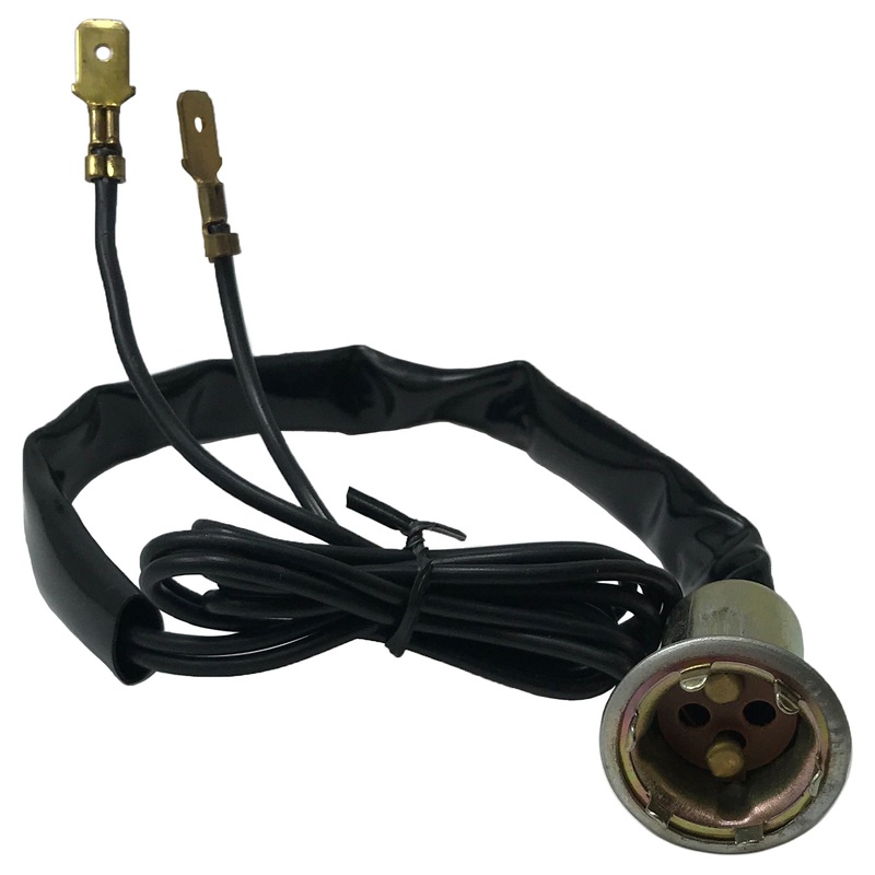 (2) Park Turn Signal Electrical Bulb Socket Standard S-514 Lamp Pigtail Assembly
