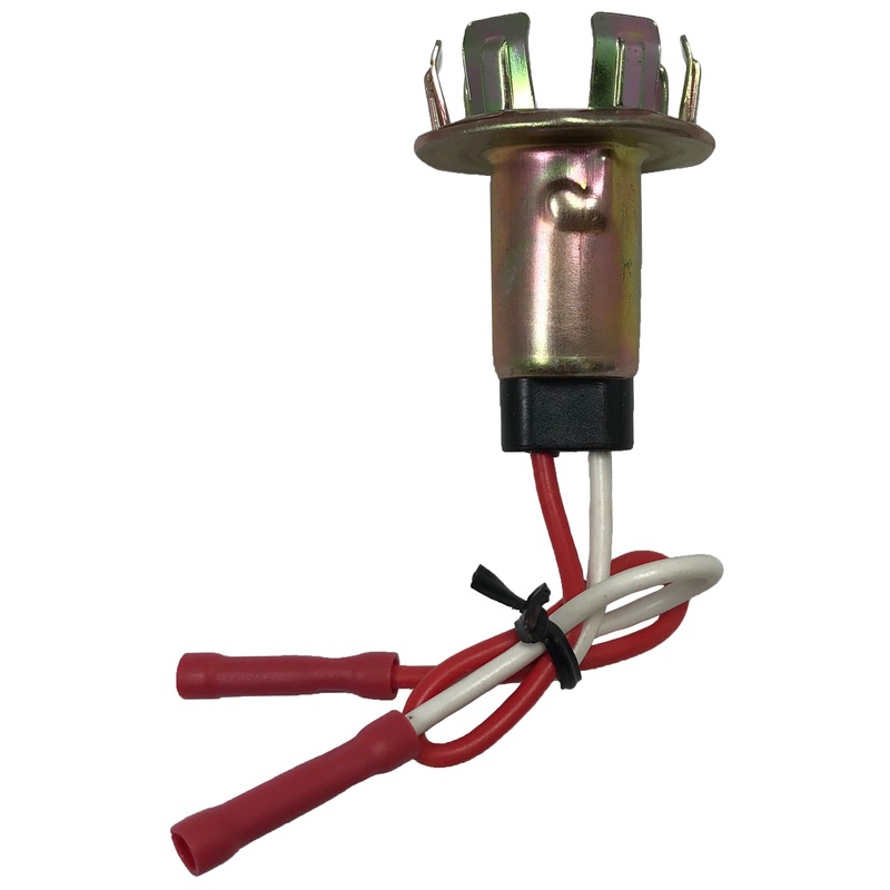 (2) Parking Light Bulb Socket Standard S75 Lamp Repair Pigtail Assembly