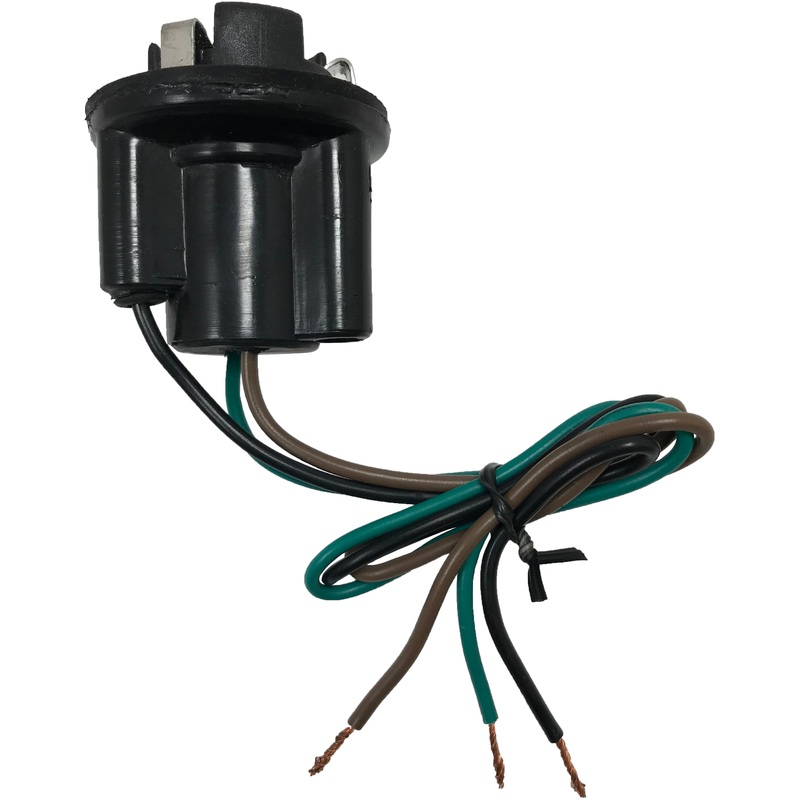 (2) Parking & Turn Signal Light Bulb Socket Standard S-59 Lamp Repair Pigtail