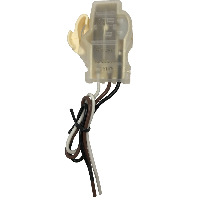 (2) Tail Light Electrical Socket Standard S-502 Lamp Repair Pigtail Assembly