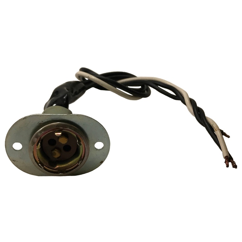 (2) Tail & Parking Light Bulb Socket Standard S-91 Lamp Pigtail Repair Assembly