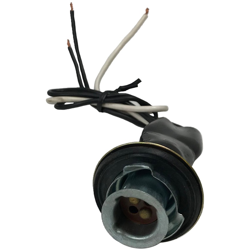 (2) Turn Signal Light Socket Connector Standard S-504 Repair Lamp Pigtail Assembly