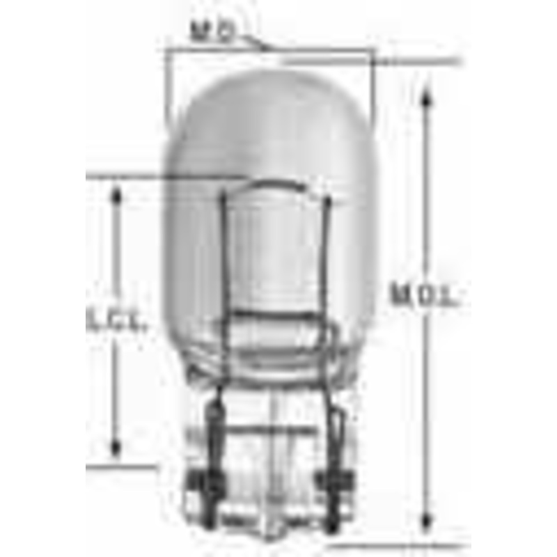 Light Bulb- Mini, 13.5V 1.85A (40925)/T-6 Wedge Base, 10 per Pack, for car and light trucks