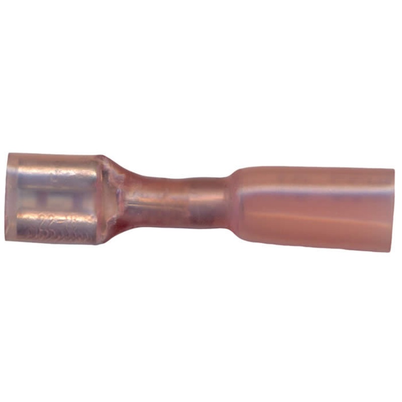 Multilink Heat Shrink Crimp & Solder F-I Female Quick Disconnect 22-18 AWG .250 Tab – 10 to 500 Pack