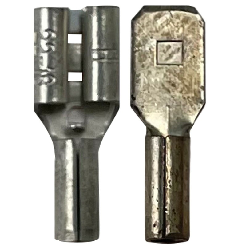Non Insulated Female & Male 22-18 AWG Quick Disconnect Connector .187 3/16 – Pack of 200