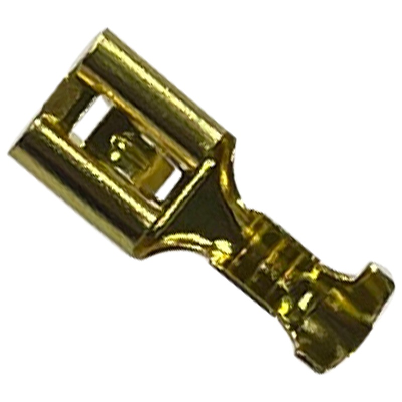 1/4 Female Relay Terminals – Locking Tang – 100 Pack