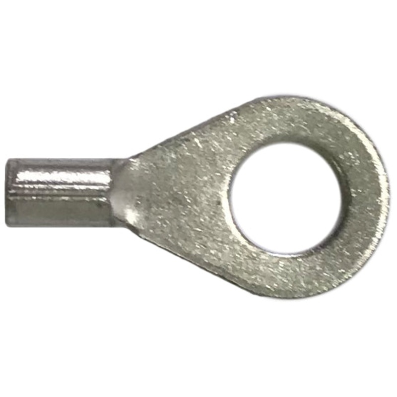 16-14 AWG Non-Insulated Ring Terminal – 1/4 Stud – 100 to 1000 Pack – Made in USA
