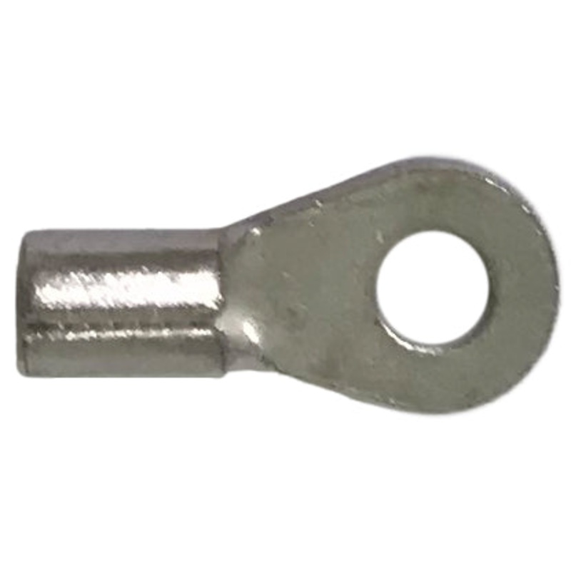 16-14 AWG Non-Insulated Ring Terminal – #6 Stud – 100 to 1000 Pack – Made in USA
