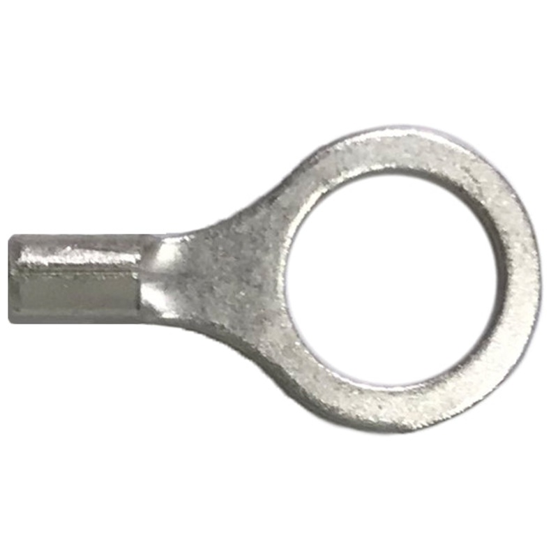 22-18 AWG Non-Insulated Ring Terminal – 3/8 Stud – 100 or 1000 Pack – Made in USA