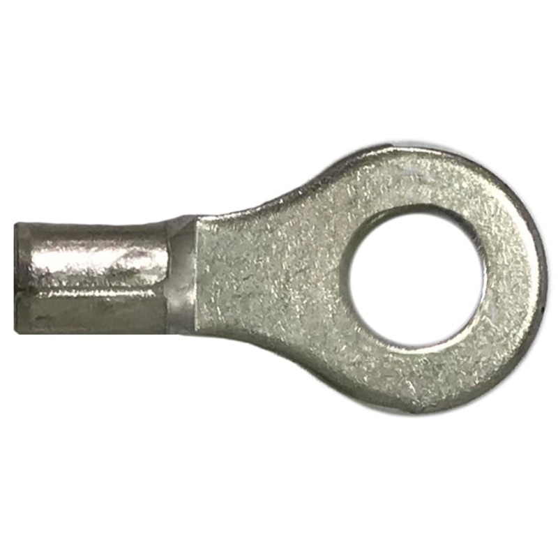 8 AWG Non-Insulated Ring Terminal – #10 Stud – 25 to 1000 Pack – Made in USA
