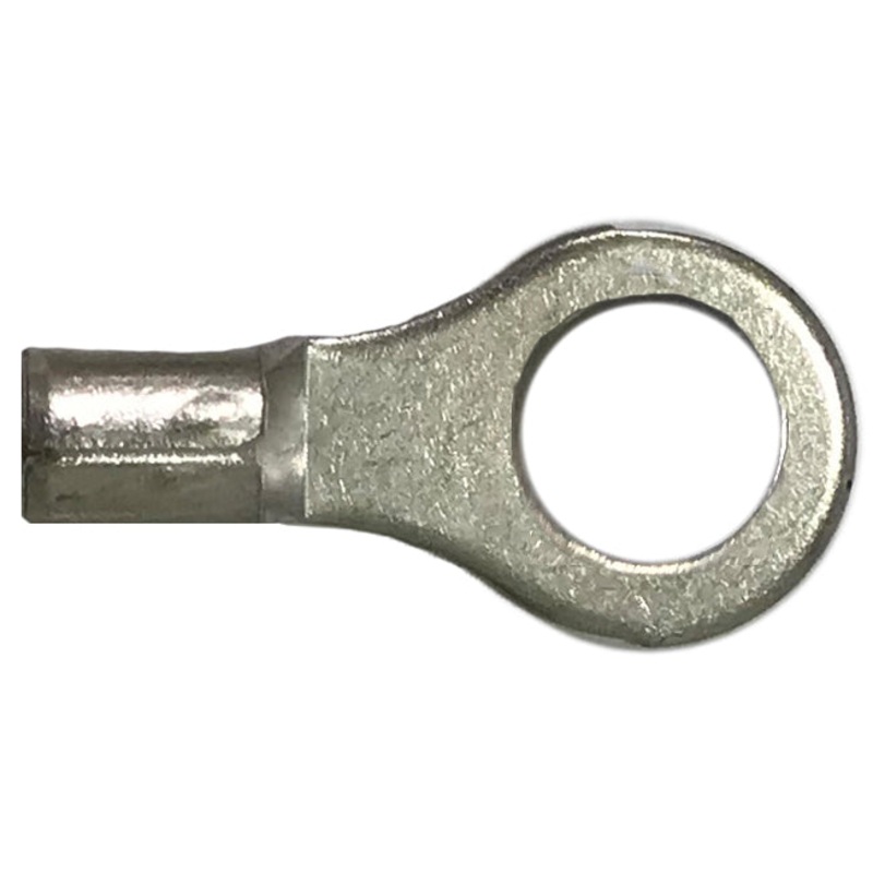 8 AWG Non-Insulated Ring Terminal – 5/16 Stud – 25 to 1000 Pack – Made in USA