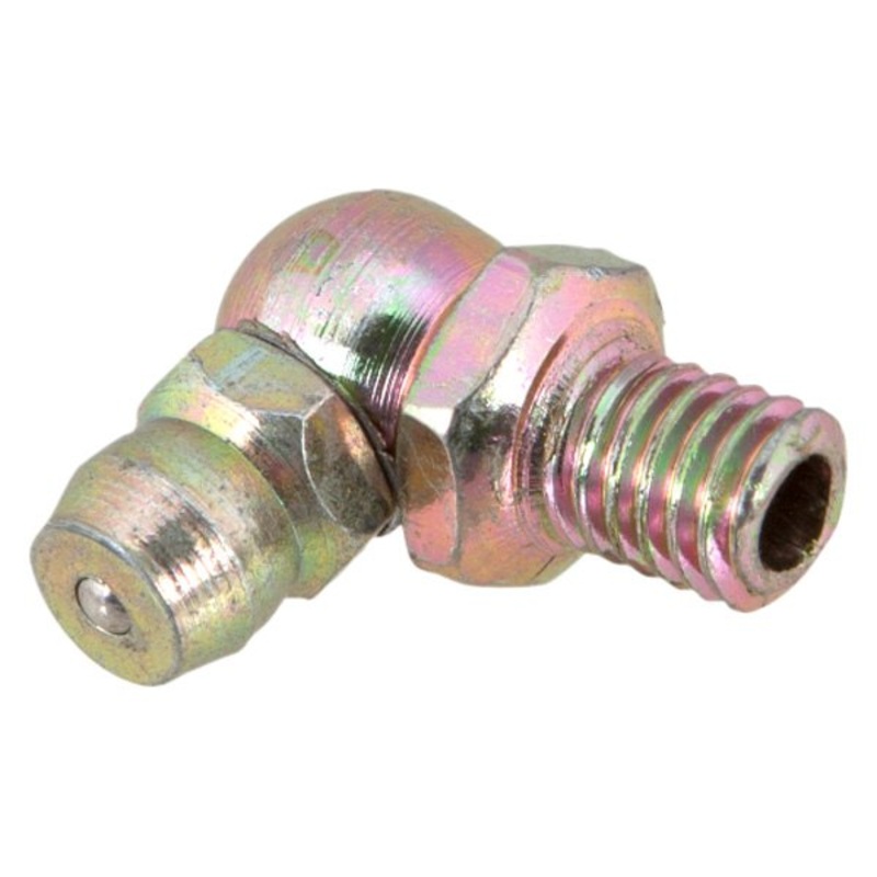 90 Degree Grease Fitting – 6 MM x 1 Metric – 10 Pack