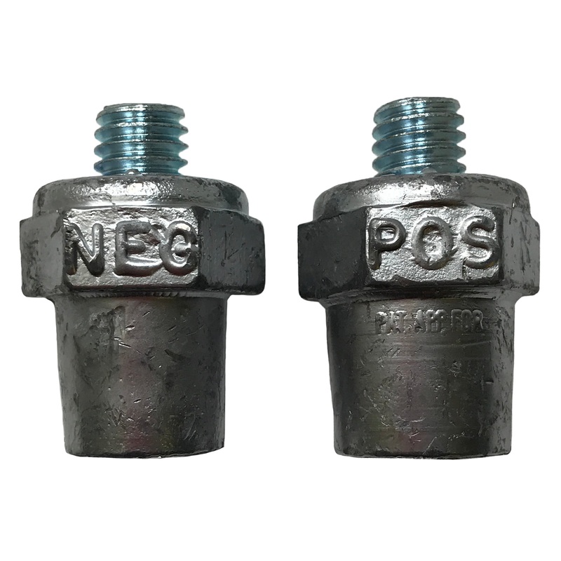 Battery Side Terminal Charging Posts – 2 Pack (Positive and Negative)