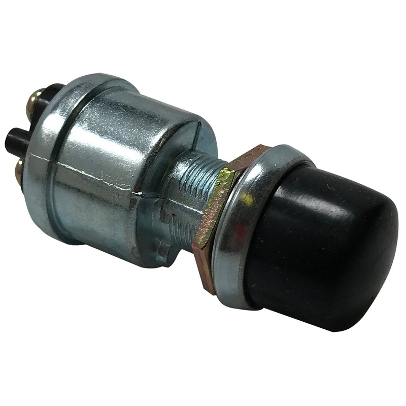 Die Cast Solenoid Ignition Starter Momentary Push On Button Switch – 12V 10A