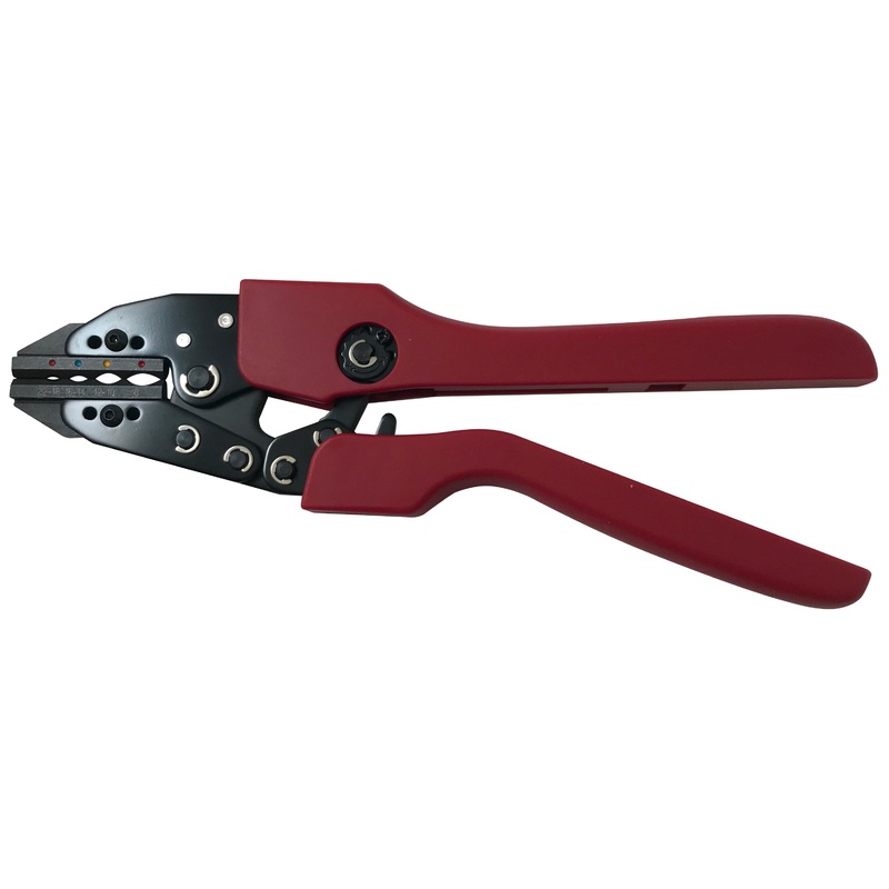 Ratcheting Crimper Tool – Heavy Duty Ergonomic Design – For 22-8 AWG Heat Shrink Terminals