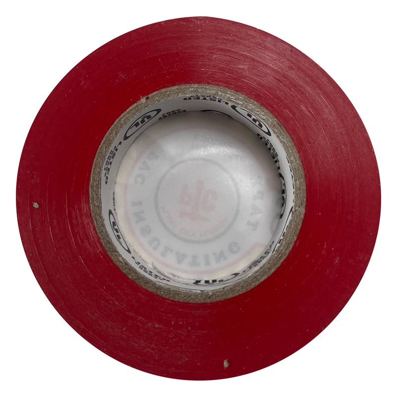 Red PVC Insulated Electrical Tape – 3/4 x 50′ FT x 7 MILL – UL Listed – 1 or 10 Pack