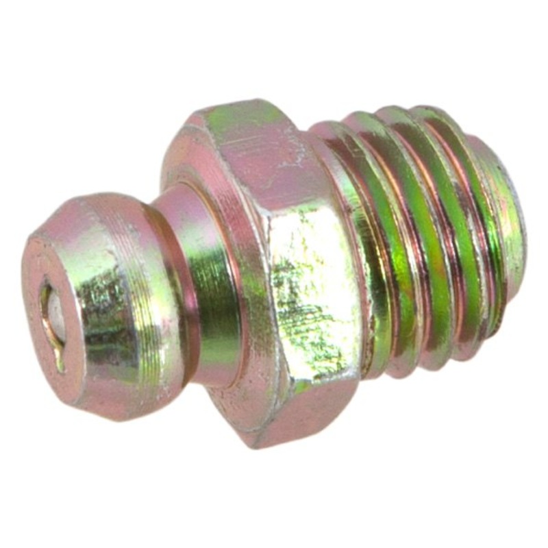 Short Straight Grease Fittings 8 MM x 1 Metric – 10 Pack