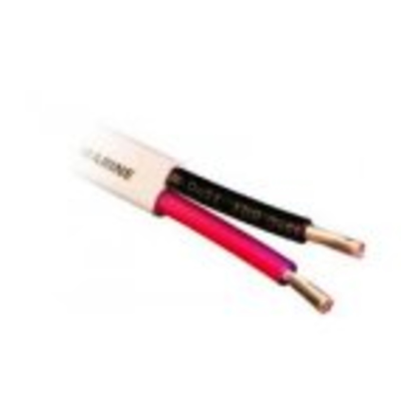 10/2DC Red/Black 25 ft, Boat Cable, White jacket, Tinned Wire