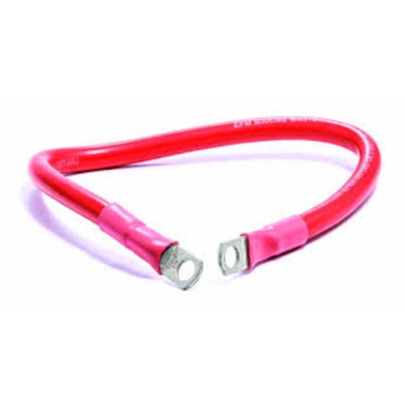 2/0 AWG Top Stud Stackable Cables 13 Red