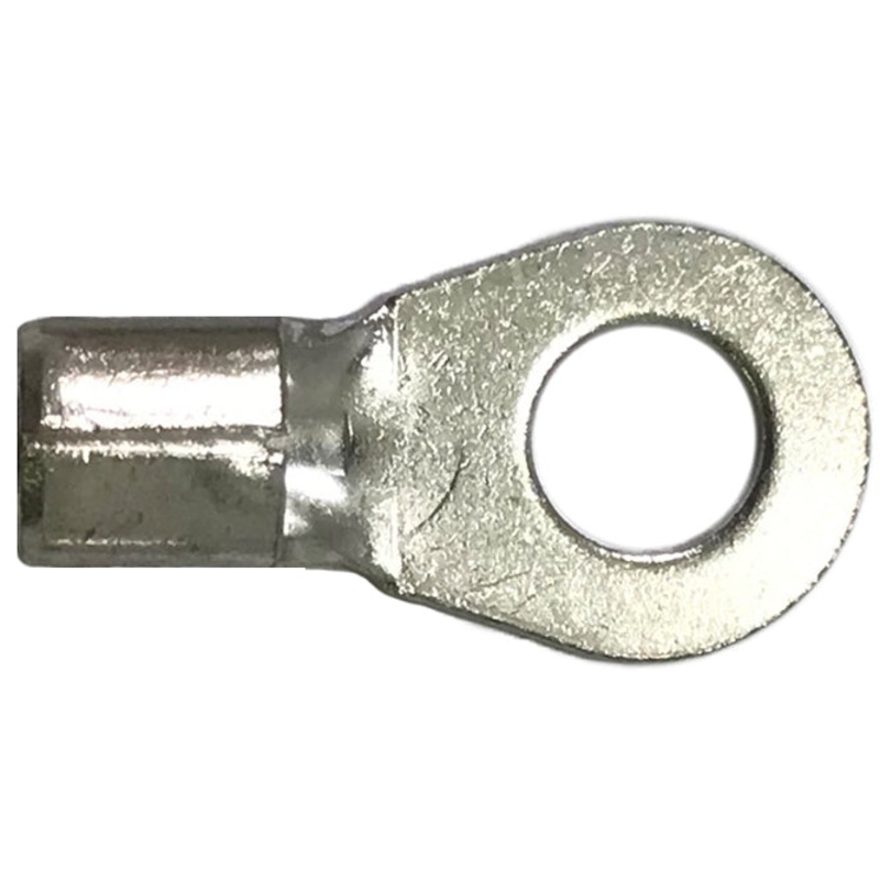 6 AWG Non-Insulated Ring Terminal – #10 Stud – 25 to 1000 Pack – Made in USA