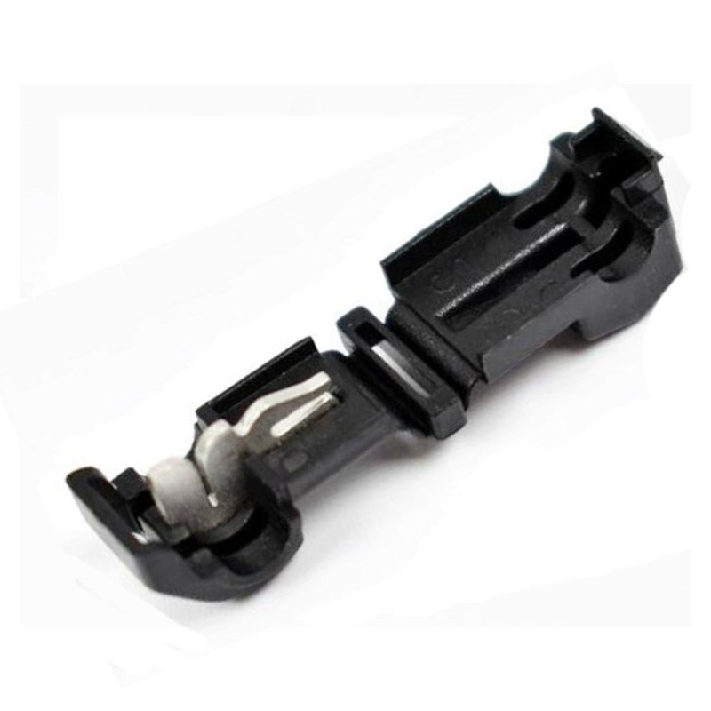 Black 26-24 Gauge Mid Wire T-Tap Connectors – 100 Pack