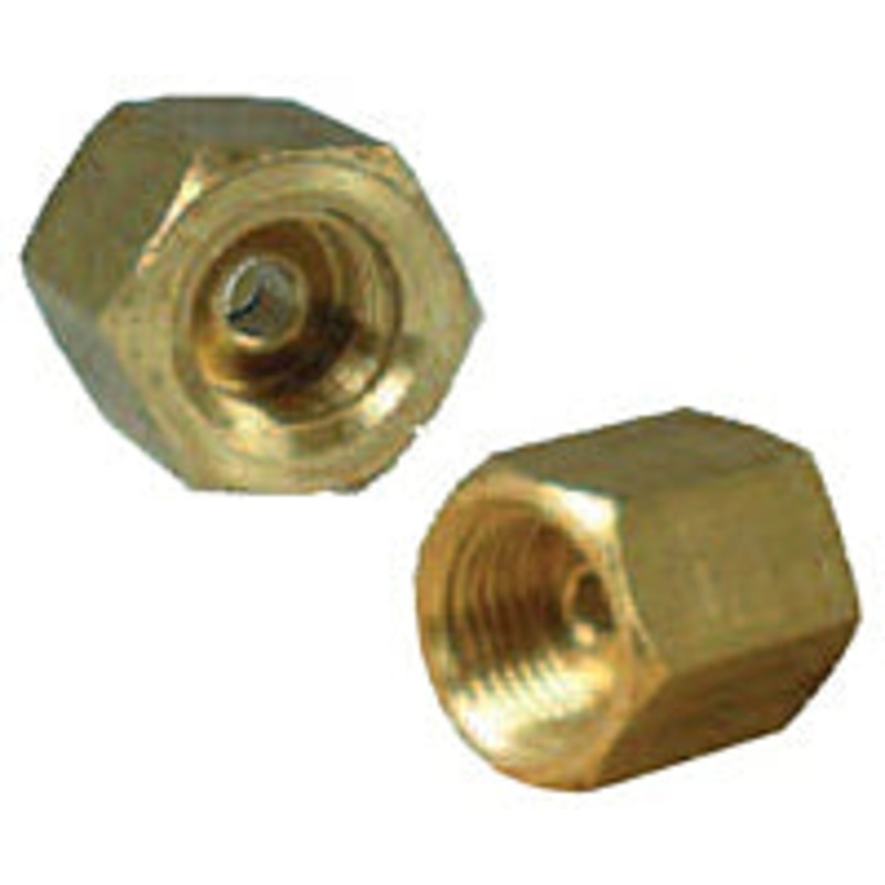 Brake Line Union Invert Flare Adapter – 1/4 to 3/16 Tube with 24 TPI