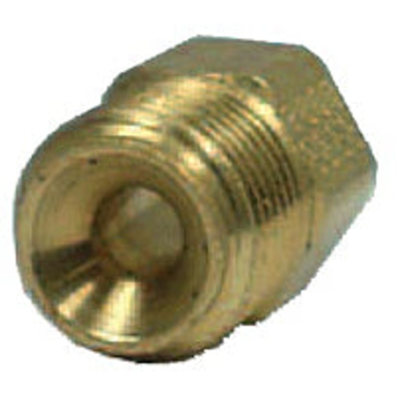 Brass Brake Line Adapter, 3/8 in, (5/8 in -18), 5/16 in, (1/2 in -20) 5 pack