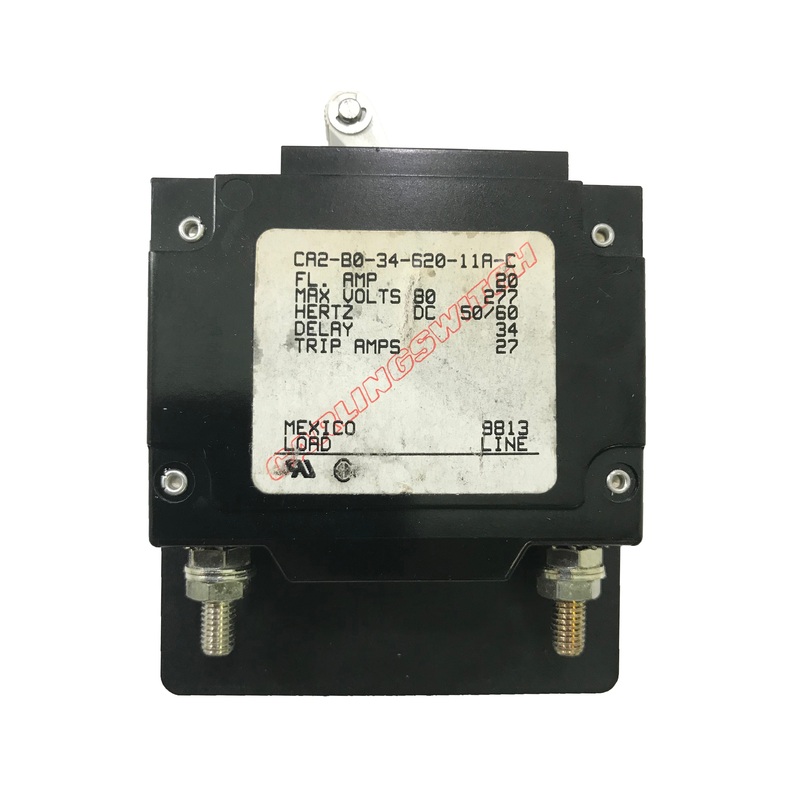 Carling Breaker A Frame Double Pole 20 Amp Black Double Throw